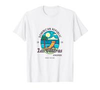 Las Galeras Dominican Republic Value Graphic T-Shirt, Men, White, L