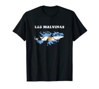 Las malvinas argentina flag map retro vintage distressed T-Shirt
