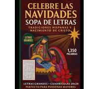 Las Navidades Libro de Sopas de Letras: EDICION LETRAS GRANDES: EDICTION DE LETRAS GRANDES