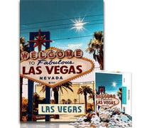 Las Vegas 1000 Piece Jigsaw Puzzle for Adults And Teenagers,Learning Educational Toy for Is Ideal As A Gift for The Whole Family 50x75cm