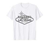 Las Vegas City Sign Shirt Black White Tshirt Women tee Men T-Shirt