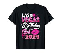 Las Vegas Girls Trip 2025 Cruise Trip Matching Birthday Girl T-Shirt