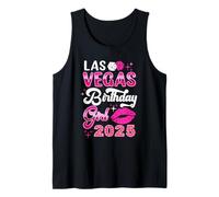 Las Vegas Girls Trip 2025 Cruise Trip Matching Birthday Girl Tank Top