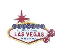 Las Vegas Nevada US Refrigerator Magnet Travel Souvenir Refrigerator Decoration 3D Fridge Magnetic Sticker Hand Painted Craft