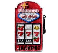 Las Vegas Nevada USA Creative Slots Refrigerator Magnet 3D Travel Souvenir Fridge Decoration Magnetic Sticker Craft Collection