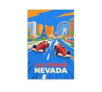 Las Vegas Nevada Vintage Travel Poster 08x12inch(20x30cm) Wall Decor Painting Canvas Wall Art Living Room Poster Bedroom