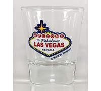 Las Vegas Nevada Welcome to Fabulous Las Vegas Clear Shot Glass