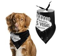 Las Vegas NV United States Dog Bandana Pet Scarf for Small Medium Large Dogs Triangle Bibs Photo Prop Gift