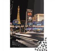 Las Vegas Planet Hollywood 1000-teiliges Puzzle, für Erwachsene & Lernspiel aus Holz für Kinder, 1000 Teile (75 x 50 cm)