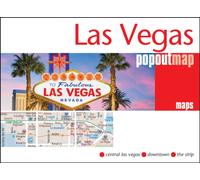 Las Vegas PopOut Map : Pocket size pop up city map of Las Vegas