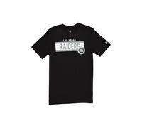 LAS VEGAS RAIDERS New Era Cap NFL Regular T-Shirt High Density Ink Screenprint Front Graphic Original Team Color Unisex Black