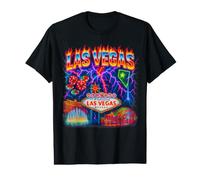 Las Vegas Retro Airbrush City Art Value Graphic T-Shirt