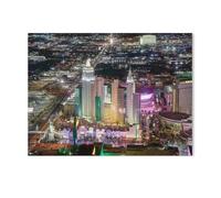 Las Vegas Skyline at Night,Jigsaw Puzzles 1000 Pieces for Adults, Classic Puzzle Kids Puzzle Challenging And Difficult Puzzles for Adults And Teens(50x70cm)-Z36