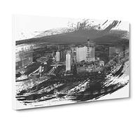 Las Vegas Strip Skyline Nevada USA Vol.2 V1 Canvas Print | Gallery Wrapped 30mm Frame Wall Art | 20x14 inches | Ready to Hang | Modern Cityscape Picture | Living Room Bedroom Lounge Office