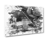 Las Vegas Strip Skyline Nevada USA Vol.9 V4 Canvas Print | Gallery Wrapped 30mm Frame Wall Art | 20x14 inches | Ready to Hang | Modern Cityscape Picture | Living Room Bedroom Lounge Office