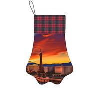 Las Vegas Sunset Print Christmas Pet Socking Festive Dog Paw Xmas Pets Gift For Seasonal Party Supplies