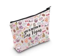 Las Vegas Travel Gift Las Vegas Gift for Women Life is Better in Las Vegas Makeup Bag Las Vegas Vacation Gift (in Las Vegas Bag EU)