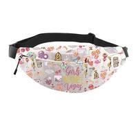 Las Vegas Trip Gift Vegas Bachelorette Party Favor Waist Bag Vegas Vacation Fanny Pack (Vegas WB EU)
