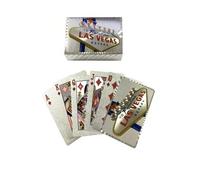 Las Vegas Welcome to Fabulous Playing Cards in Shiny Silver (FOIL)