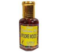 Lasa Aromatics Natural Perfume Oil Mysore Woods Long Lasting Fragrance Scent Pure & Natural for Men & Women Roll On 10ml