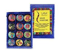 Lasa Aromatics Natural Solid Perfumes 12 Fragrance Wheat Germ Oil With Bee Wax