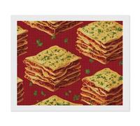 Lasagna Round Diamond Art Painting Kits