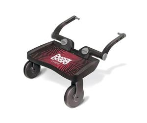 Lascal BuggyBoard Mini 3D | Universal Buggy Board, Compatible with 99% of Pushchairs | Pram Accessory for Children from 2-6 Years (Red)
