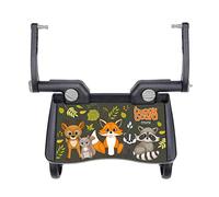 Lascal BuggyBoard Mini Special Edition | Universal Board, Compatible with Over 99% of Pushchairs | Ideal for Smaller Strollers (Woodland Animals)