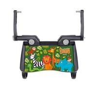Lascal BuggyBoard Mini Special Edition | Universal Board, Compatible with Over 99% of Pushchairs | Ideal for Smaller Strollers | Jungle Animals)