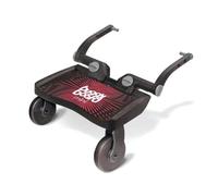 Lascal BuggyBoard Mini | Universal Buggy Board, Compatible with 99% of Pushchairs | Pram Accessory for Children from 2-6 Years | Red
