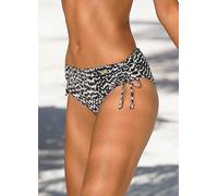 LASCANA 'Clara' Bikini Bottoms Black / White