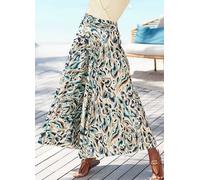 LASCANA Extra Wide Leg Printed Culottes Sand Print