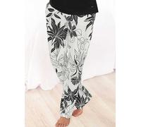 LASCANA Floral Print Sleep Trousers Ecru Floral