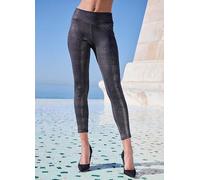LASCANA Houndstooth Print Leggings Black