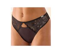 LASCANA Lace Cut-Out Thong Black