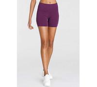 LASCANA Logo Print Running Shorts Purple