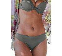 LASCANA Mix 'n' Match Plain Bikini Briefs Olive