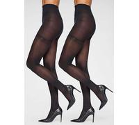 LASCANA Pack of 2 70 Denier Support Tights Black
