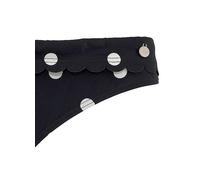 LASCANA Polka Dot Bikini Bottoms Black/white