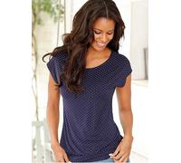 LASCANA Polka Dot Tunic Navy