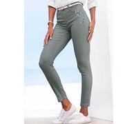 LASCANA Stretch Jeggings Green Print