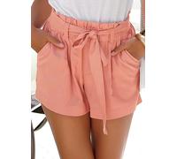 LASCANA Tie-Belt Shorts Apricot