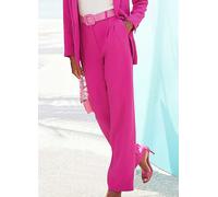 LASCANA Wide Leg Suit Trousers Fuchsia