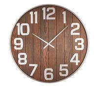 Lascelles Oversize Wooden Wall Clock