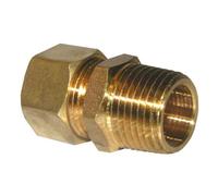 LASCO 17-6859 5/8-Inch Compression by 1/2-Inch Male Pipe Thread Brass Adapter