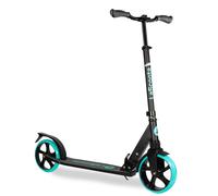 LaScoota Foldable Adult Scooter - Also Great as a Scooter for Kids Ages 8-12 & Teenagers 11-15 - Big 200mm Wheels - Kick Scooters With Shock
