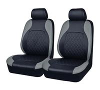LASDHYC All Season Quited Car For Seat Cover 2 Front Protector Waterproof Universal For Sedan Suv Pick-up Truck Beautiful Interior(Grey)