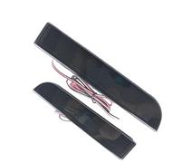 LASDHYC Bumper Reflector Compatible With Mitsubishi For Lancer 2008-2017 For Evolution X 2008-2016 MR515740 8355A040 MR515741 8355A039 Rear Bumper Reflector Light(Black)