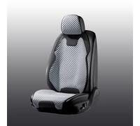 LASDHYC Car Seats Cushion Ventilation Comfortable Four Seasons Universal Split Single Front Cover Beautiful Interiors(Gray)