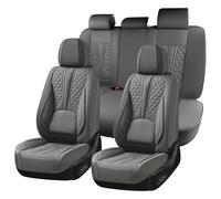 LASDHYC Compatible With Model Breathable Car Seats Covers For 5-Seater Sedans/SUVs Easy To Clean And Install Beautiful Interiors(Gray)